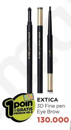 Promo Harga EXTICA 3D Fine Eyebrow Pencil  - Watsons