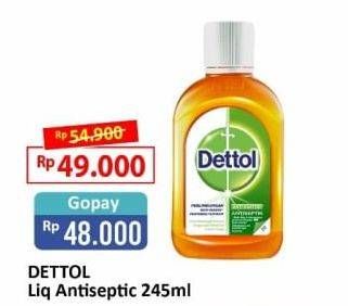 Promo Harga DETTOL Antiseptic Germicide Liquid 245 ml - Alfamart