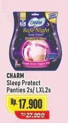 Promo Harga Charm Sleep Protect Plus Panties L-XL 2 pcs - Alfamart