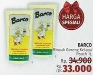 Promo Harga BARCO Minyak Goreng Kelapa 1000 ml - LotteMart