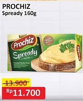 Promo Harga Prochiz Spready 160 gr - Alfamart