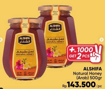 Promo Harga Alshifa Natural Honey 500 gr - Guardian