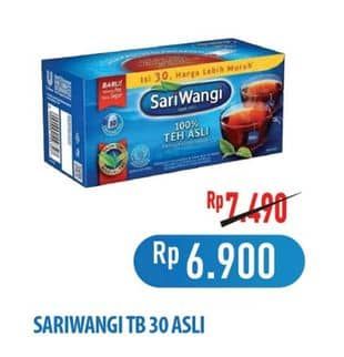 Promo Harga Sariwangi Teh Asli 55 gr - Hypermart