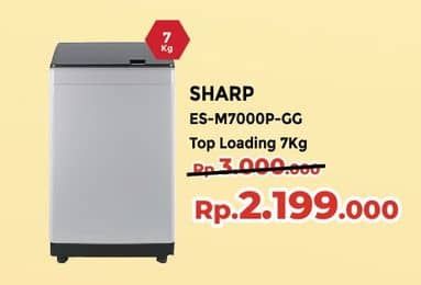Promo Harga Sharp ES-M7000P-GG  - Yogya