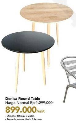 Promo Harga Denisa Round Table  - Carrefour