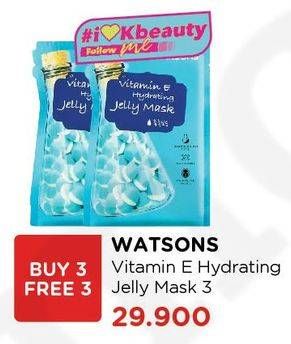 Promo Harga WATSONS Vitamin E Hydrating Jelly Mask  - Watsons