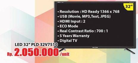 Promo Harga POLYTRON PLD 32V710 | LED TV 32"  - Hari Hari