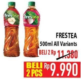 Promo Harga FRESTEA Minuman Teh All Variants 500 ml - Hypermart