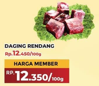 Promo Harga Daging Rendang Sapi per 100 gr - Yogya
