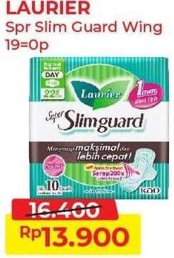 Promo Harga Laurier Super Slimguard Day 22.5 Cm 10 pcs - Alfamart