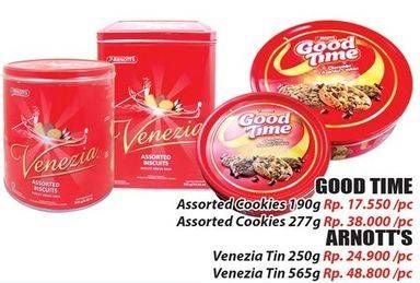 Promo Harga VENEZIA Assorted Biscuits 565 gr - Hari Hari