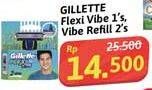 Promo Harga Gillette Flexi Vibe 1 pcs - Alfamidi