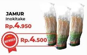 Promo Harga Jamur Inokitake (Jamur Enokitake) 100 gr - Yogya