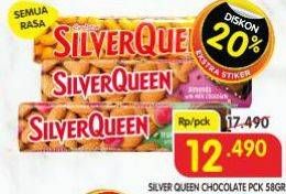 Promo Harga Silver Queen Chocolate All Variants 58 gr - Superindo