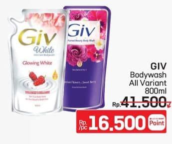 Promo Harga GIV Body Wash All Variants 800 ml - LotteMart