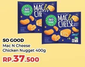 Promo Harga So Good Chicken Nugget Mac Cheese 400 gr - Yogya