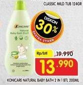 Promo Harga Konicare Natural Baby Bath 2 in 1 200 ml - Superindo