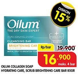 Promo Harga OILUM Collagen Soap Hydrating Care, Scrub Brightening 85 gr - Superindo