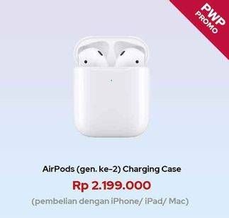 Promo Harga APPLE AirPods Generasi Ke-2  - iBox