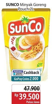 Promo Harga Sunco Minyak Goreng 2000 ml - Alfamidi