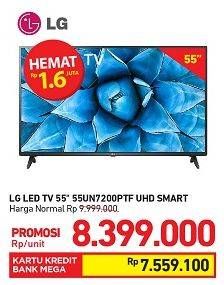 Promo Harga LG 55UN7200PTF 4K Smart UHD TV  - Carrefour