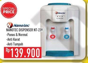 Promo Harga NANOTEC NT-239 Dispenser  - Hypermart