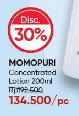 Promo Harga MOMOPURI Concetrated Lotion 200 ml - Guardian