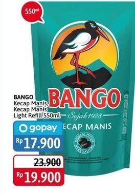 Bango Kecap Manis, Kecap Manis Light Refill 550ml