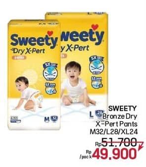 Promo Harga Sweety Bronze Pants Dry X-Pert M32, L28, XL24 24 pcs - LotteMart