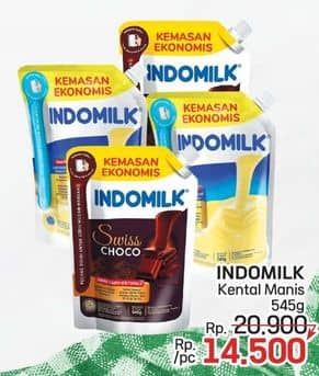 Promo Harga Indomilk Susu Kental Manis 545 gr - LotteMart