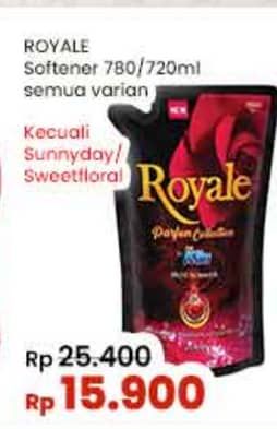 Promo Harga So Klin Royale Parfum Collection Kecuali Sunny Day, Kecuali Sweet Floral 720 ml - Indomaret