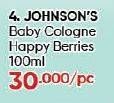 Promo Harga Johnsons Baby Cologne Happy Berries 100 ml - Guardian