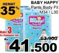 Promo Harga Baby Happy Body Fit Pants M34, L30  - Giant