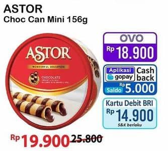 Promo Harga Astor Wafer Roll Chocolate 156 gr - Alfamart