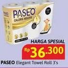 Promo Harga Paseo Kitchen Towel Elegant 3 roll - Alfamidi