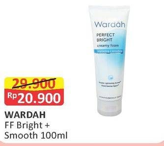 Promo Harga WARDAH Perfect Bright Facial Foam 100 ml - Alfamart