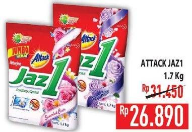 Promo Harga Attack Jaz1 Detergent Powder 1700 gr - Hypermart