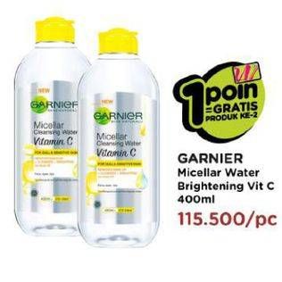 Promo Harga GARNIER Micellar Water Vitamin C 400 ml - Watsons