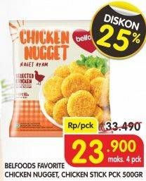 Promo Harga BELFOODS Nugget 500 gr - Superindo