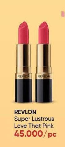 Promo Harga Revlon Super Lustrous Lipstick Matte 4 gr - Guardian
