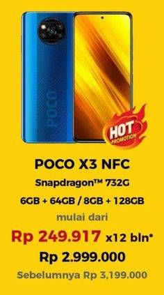 Promo Harga XIAOMI POCO X3 NFC  - Erafone