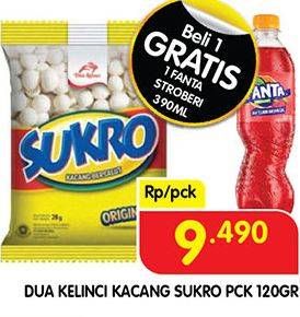 Promo Harga DUA KELINCI Kacang Sukro 120 gr - Superindo