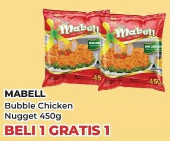 Promo Harga Mabell Nugget Bubble 450 gr - Yogya