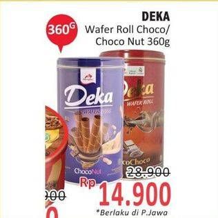 Promo Harga Dua Kelinci Deka Wafer Roll Choco Nut, Choco Choco 360 gr - Indomaret