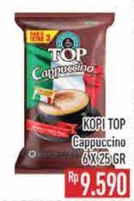 Promo Harga Top Coffee Cappuccino per 6 sachet 25 gr - Hypermart