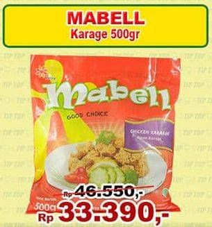 Promo Harga MABELL Chicken Karaage 500 gr - TIP TOP