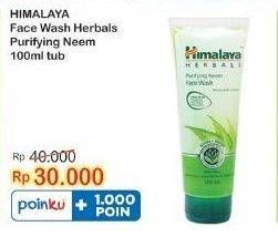 Promo Harga Himalaya Facial Wash Purifying Neem - Nimba + Kunyit 100 ml - Indomaret