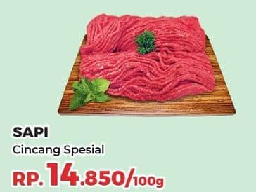 Promo Harga Daging Cincang Sapi Special per 100 gr - Yogya