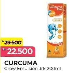 Promo Harga CURCUMA PLUS Emulsion Suplemen Makanan Jeruk 200 ml - Alfamart
