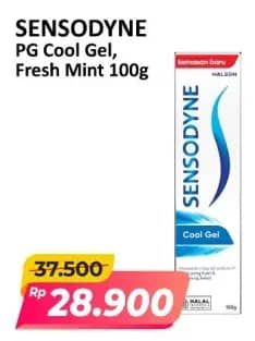 Promo Harga Sensodyne Pasta Gigi Cool Gel, Fresh Mint 100 gr - Alfamart